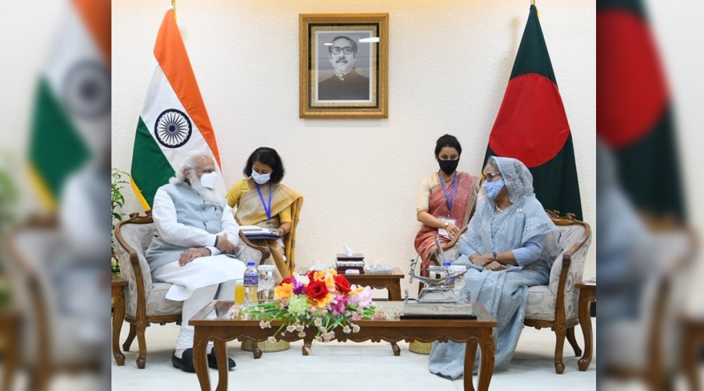 PM Modi And Sheikh Hasina