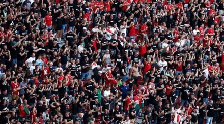 Scotland Fans In the Stadium