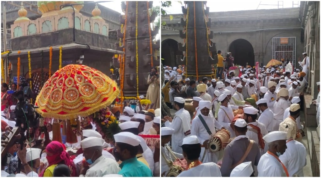 Tukaram Maharaj Palkhi leaves for Pandharpur