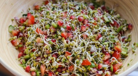 bowl of sprouts