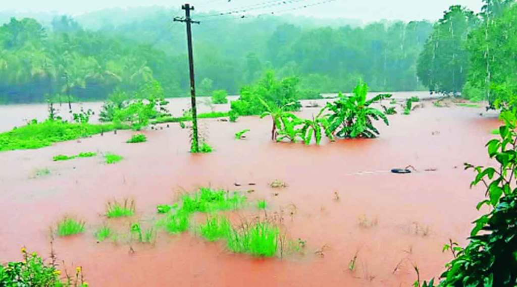 मुसळधार पावसाने रत्नागिरीत पूरस्थिती