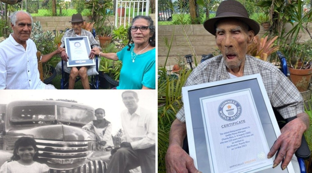 112-year old Emilio Flores Marquez is world's oldest living man