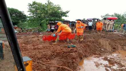 Ratnagiri 17 Disappeared in Khed Posare landslide search operation begins