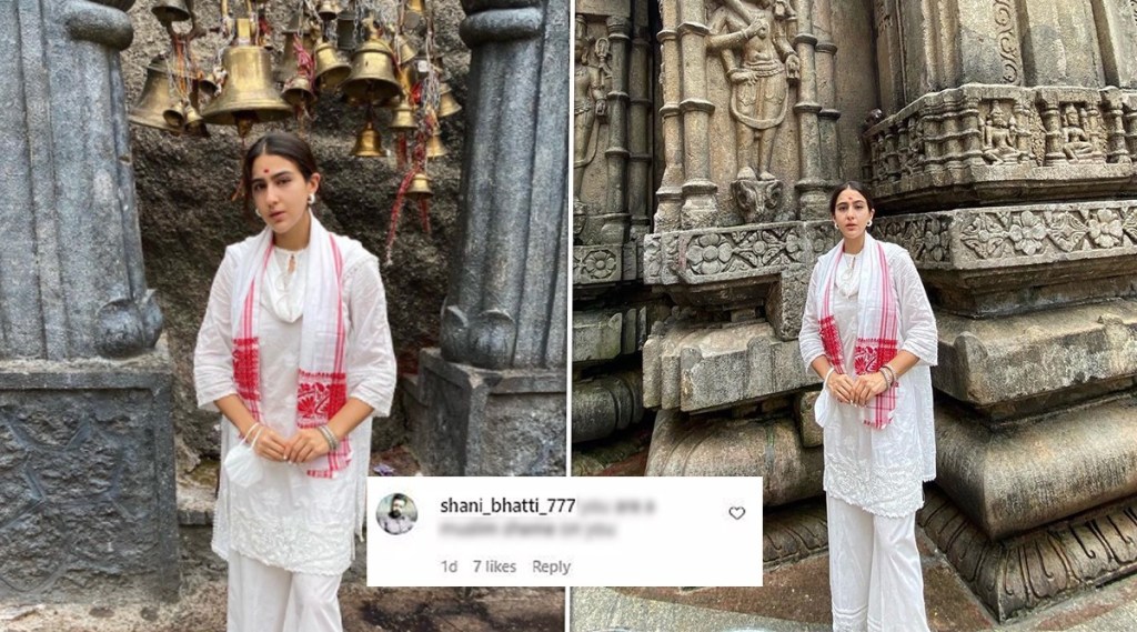 sara ali khan trolled for visiting a hindu temple