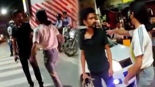 FIR Registered by Police a girl seen assaulting a cab driver