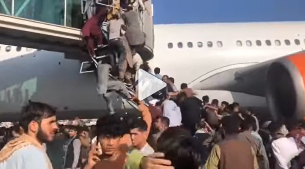 Kabul Airport Viral Video
