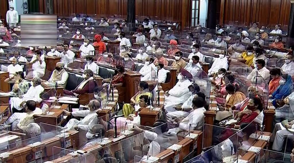 Lok Sabha adjourned indefinitely Criticism of Congress leaders