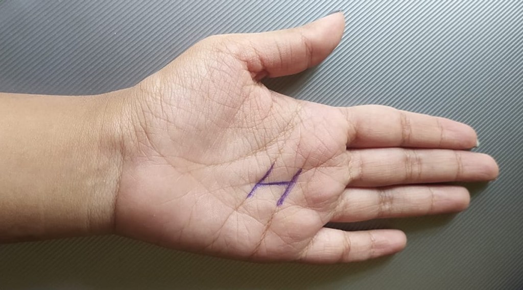 Palmistry If you have H sign on your palm