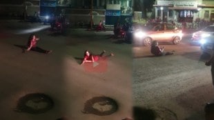 Pune Drunk Girl Creates Ruckus On Tilak Road