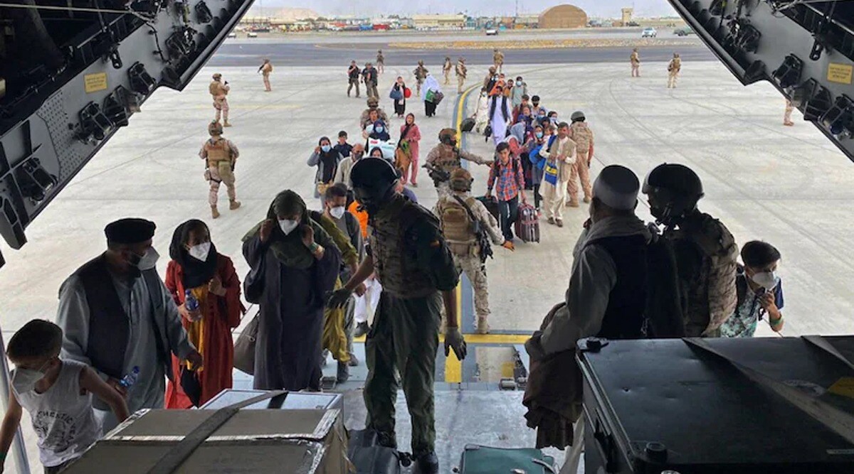 Who allowed at Kabul Airport Guidelines issued by US Embassy gst 97