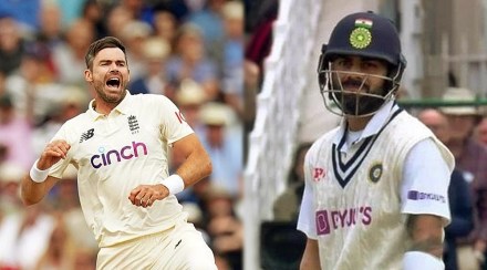 ind vs eng first test watch james anderson removes virat kohli for a first ball