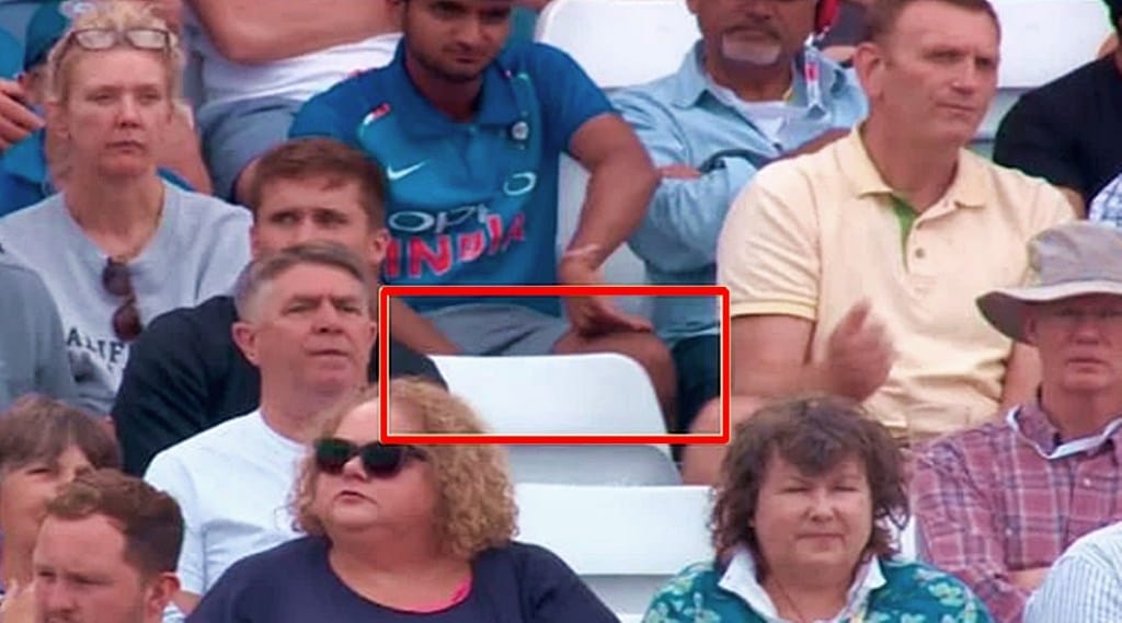 Friends reserve an empty seat for a deceased who never missed a match in 40 years