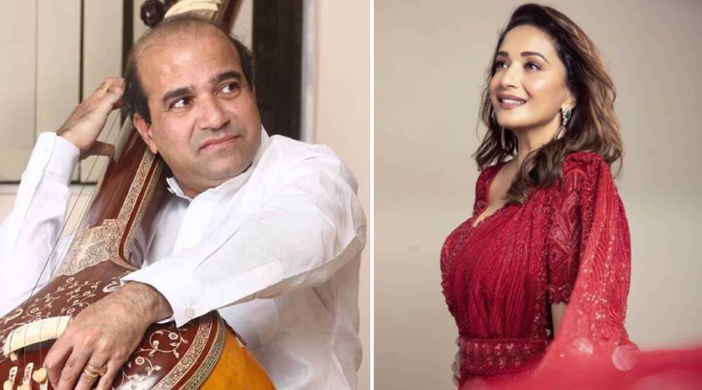 suresh wadkar, madhuri dixit,