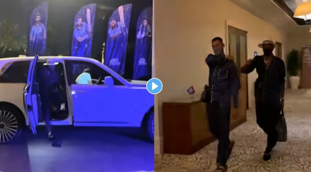 ipl 2021 hardik and krunal pandya reached hotel in luxury car watch video