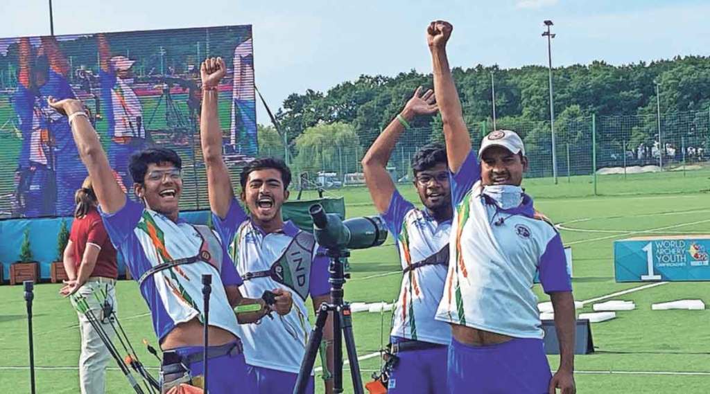 india win five gold medals at archery world youth championships