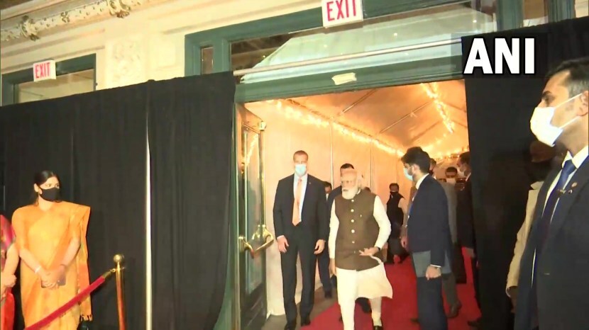 Indian Americans welcome PM Modi in Washington
