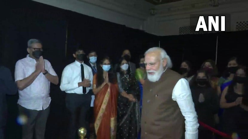 Indian Americans welcome PM Modi in Washington
