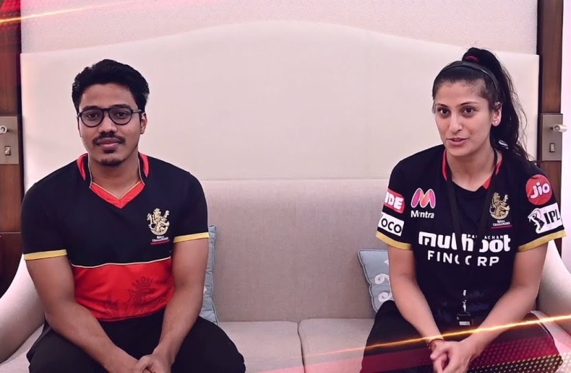 IPL 2021 Kyle Jamieson flirts with RCB massage therapist all you need to know about Navnita Gautam