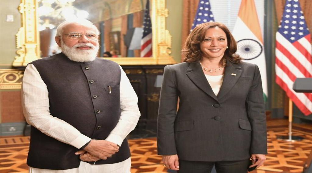 Pm modi kamala harris Pak role in terrorism pm modi us tour