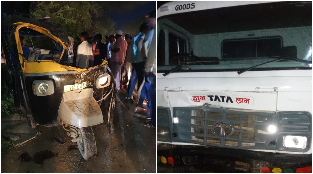 भीषण अपघात : ट्रक – रिक्षा यांची धडक होऊन पाच जण ठार