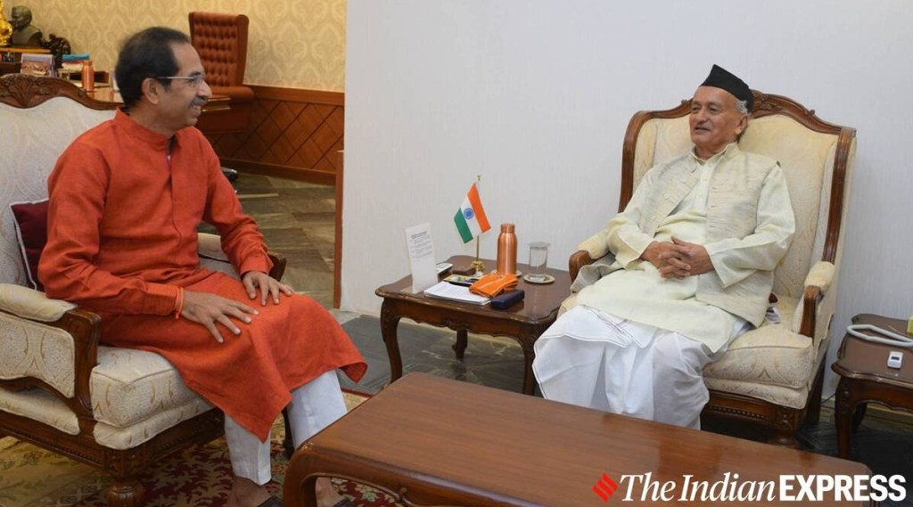 CM Uddhav Thackeray Meet Governor Bhagatsingh Koshyari