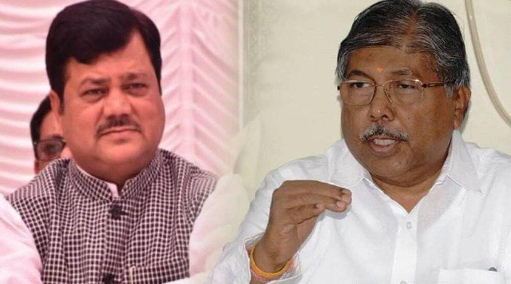 BJP Chandrakant Patil Defends Praveen Darekar For His Statement On Surekha Punekar NCP gst 97