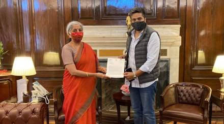ncp-mla-rohit-pawar-meet-union-finance-minister-nirmala-sitharaman-gst-97