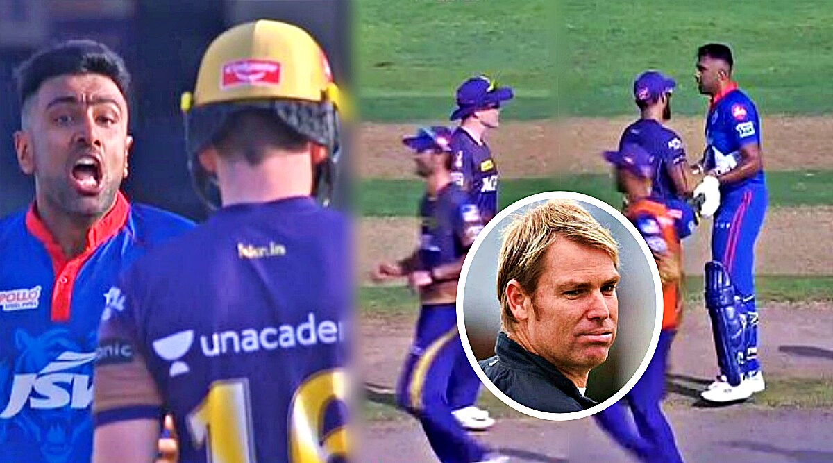 IPL 2021 aussie media calls ravichandran ashwin villain for heated exchange with eoin morgan