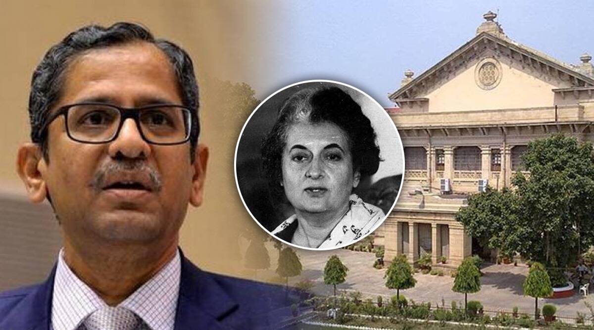 cji n v raman on allahabad high court indiara gandhi emergency