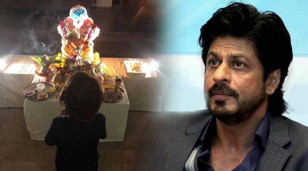 shahrukh khan, ganesh chaturthi, abram,