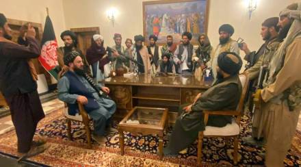 taliban in presidential palace
