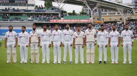 Indian team paid homage to Vasoo Paranjape by wearing black ribbon