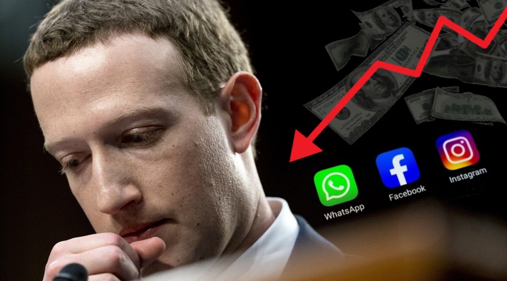 Facebook Outage 600 Cr Dollar loss to Mark Zuckerberg