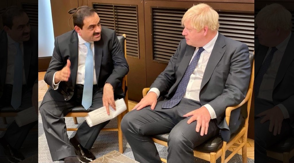 Gautam Adani Meets Boris Johnson