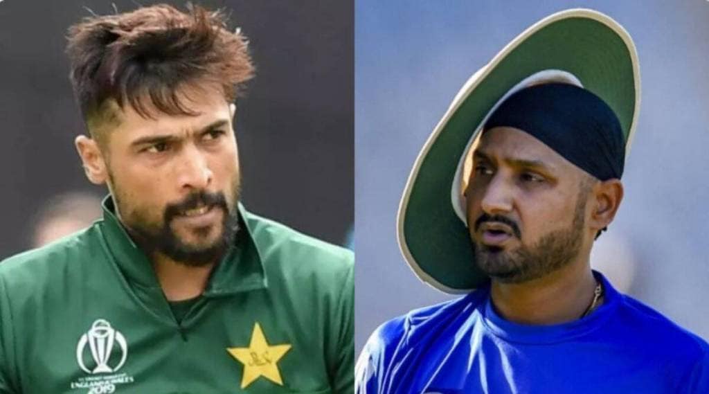 Harbhajan singh mohammad amir engage war words on twitter