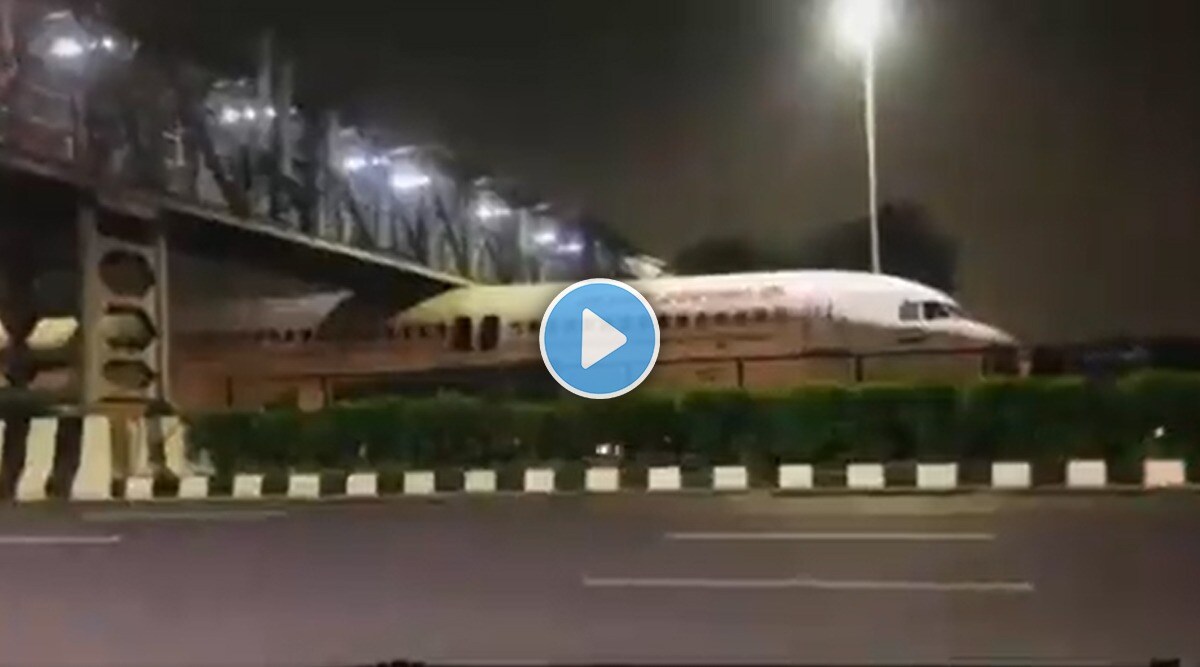 Plane Gets Stuck Under Foot Over Bridge