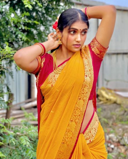 Rinku Mahadeo Rajguru Saree Photos