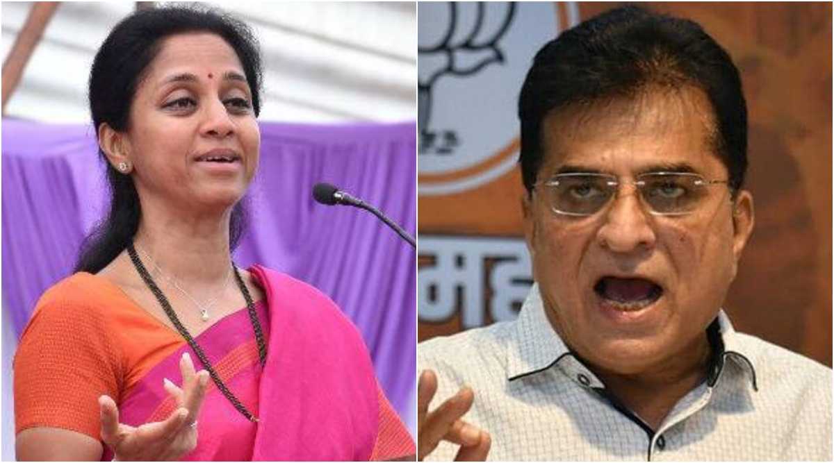 किरीट सोमय्यांकडून अजित पवारांवर बहिणींच्या नावे बेनामी संपत्तीचा आरोप, सुप्रिया सुळे म्हणाल्या ट्रकभर पुरावे…