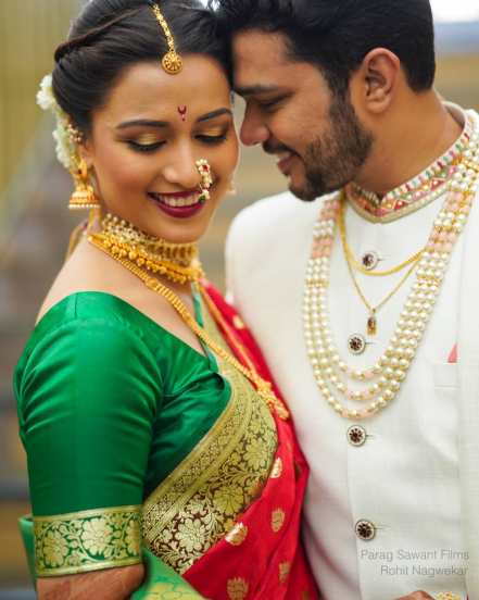 Suyash Tilak Aayushi Bhave Marriage Photos