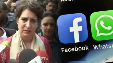 Congress Priyanka Gandhi Lakhimpur Facebook Whatsapp Instagram Down Congress MP AAP Allegations gst 97