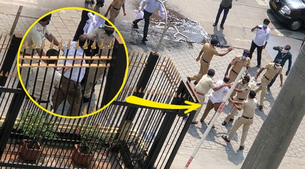 Person Attempted Self-Immolation at Gate of Mantralaya gst 97
