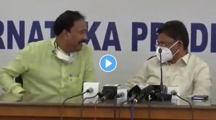 congress mp viral video on karnataka state president d shivakumar