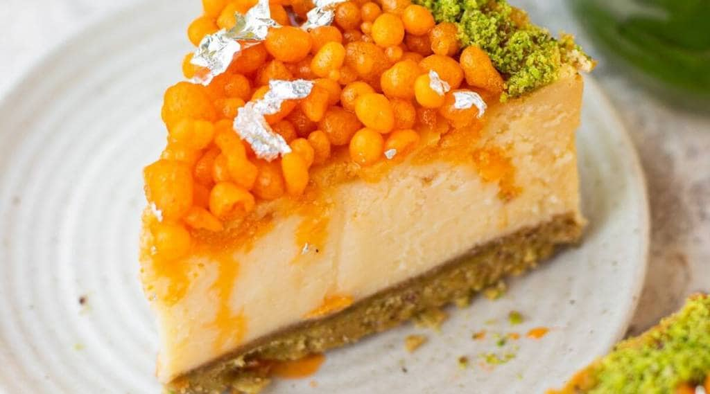 motichur cheesecake