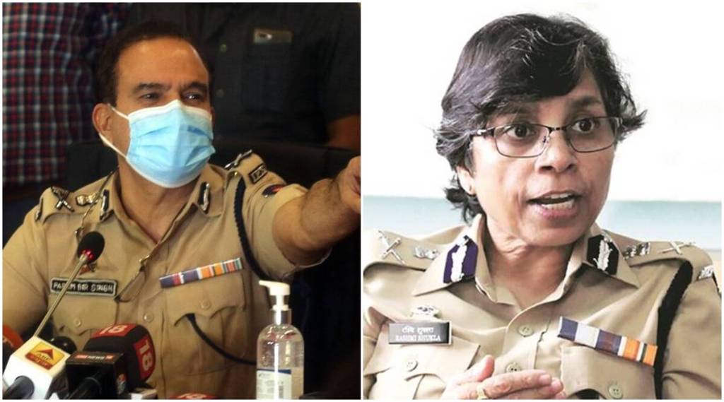 मुंबईचे माजी पोलीस आयुक्त परमवीर्रंसह आणि ज्येष्ठ पोलीस अधिकारी रश्मी शुक्ला