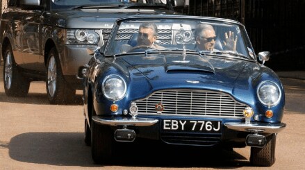 prince charles aston martin car