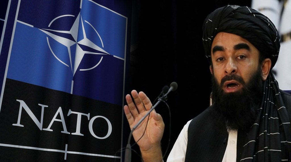 zabihullah mujahid taliban on nato