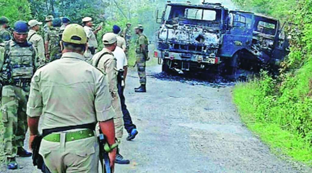 मणिपूरमध्ये दहशतवादी हल्ल्यात अधिकाऱ्यासह पाच जवान शहीद; कर्नलची पत्नी आणि मुलाचाही मृत्यू