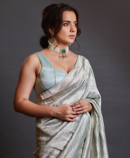 Kangana Ranaut Saree Blouse Collection Fashion