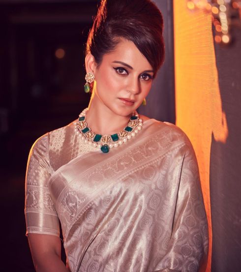 Kangana Ranaut Saree Blouse Collection Fashion