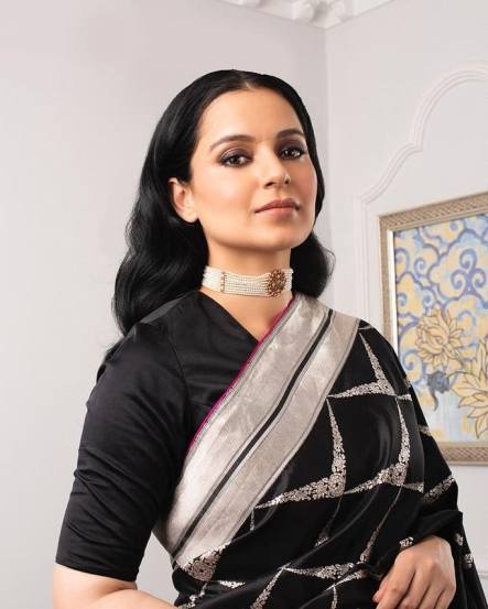 Kangana Ranaut Saree Blouse Collection Fashion